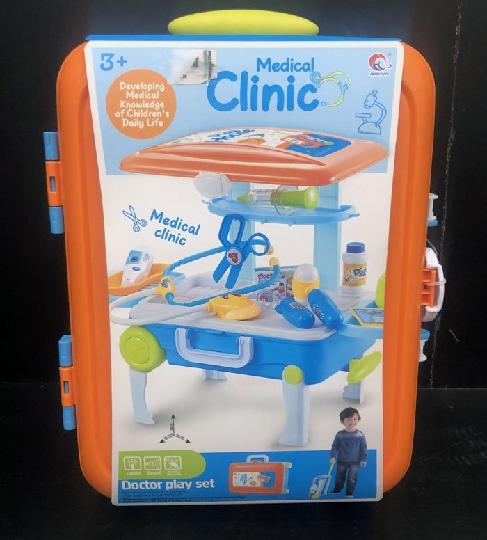 Medical Clinic Doctor Set With Trolley 8812