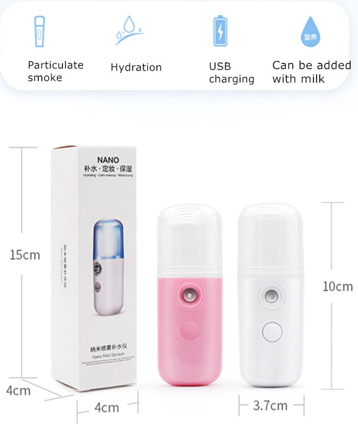 Mini Portable Usb Rechargeable Nano Mist Sprayer