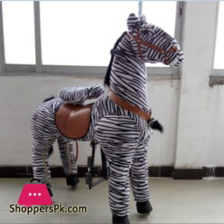 Pony Ride Ride On Rocking Cycle Zebra Medium 2-5 Years Kids