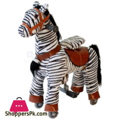 Pony Ride Ride On Rocking Cycle Zebra X- Large over 5 Years Kids