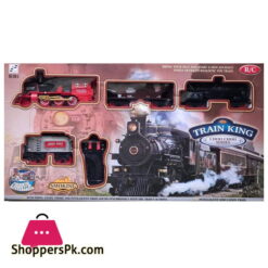 Remote Controlled Train and Track Set with Real Smoke Sound and Light