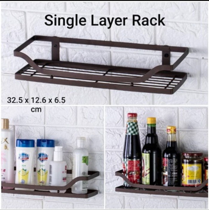 Single Layer Kitchen / Washroom Rack