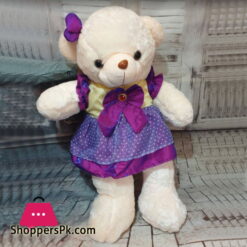 Large Stuff Teddy Bear with Frock 4-Feet 4FTBFRK