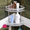 Wesda Aluminum Double Corner Shelf