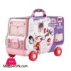 2 In 1 Pretend Play House Toilet Table Mobile Makeup Beauty Cartoon Bus