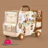 2 IN 1 Pretend Play Ice Cream Shop 51 Pcs Cartoon Bus