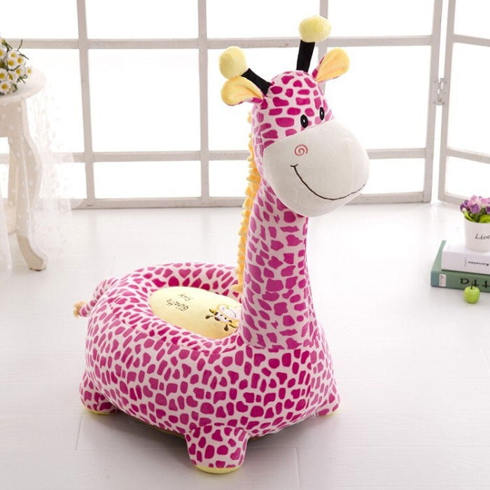 Baby Soft Plush Non-Slip Cushion Seat - Giraffe