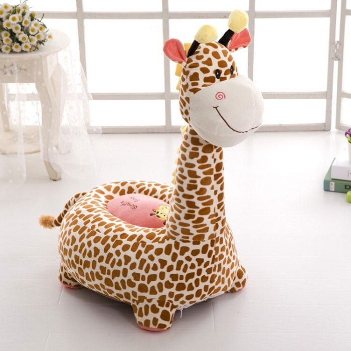 Baby Soft Plush Non-Slip Cushion Seat - Giraffe