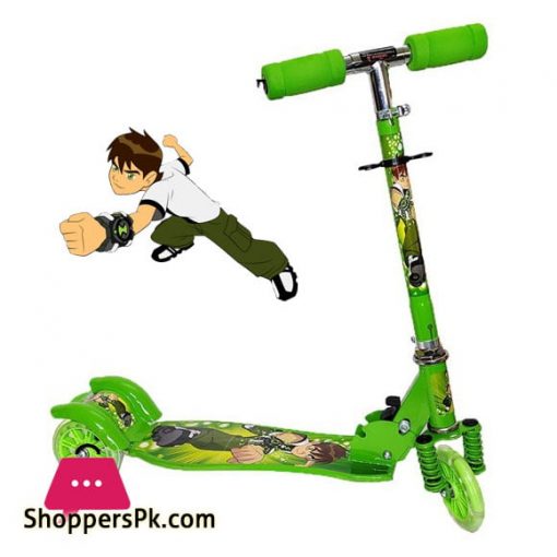 Ben-10 Three Wheel Scooty For Kids 3 to 10 Years Kids