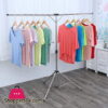 Collapsible Portable Space Saving Clothes Drying Rack, Telescoping High Capacity Stainless Steel Laundry Drying Rack