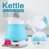 Electric kettle 600ml Folding Silicone Water Electric Kettle Camping Travel Tea Coffee Kettle