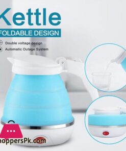 Electric kettle 600ml Folding Silicone Water Electric Kettle Camping Travel Tea Coffee Kettle