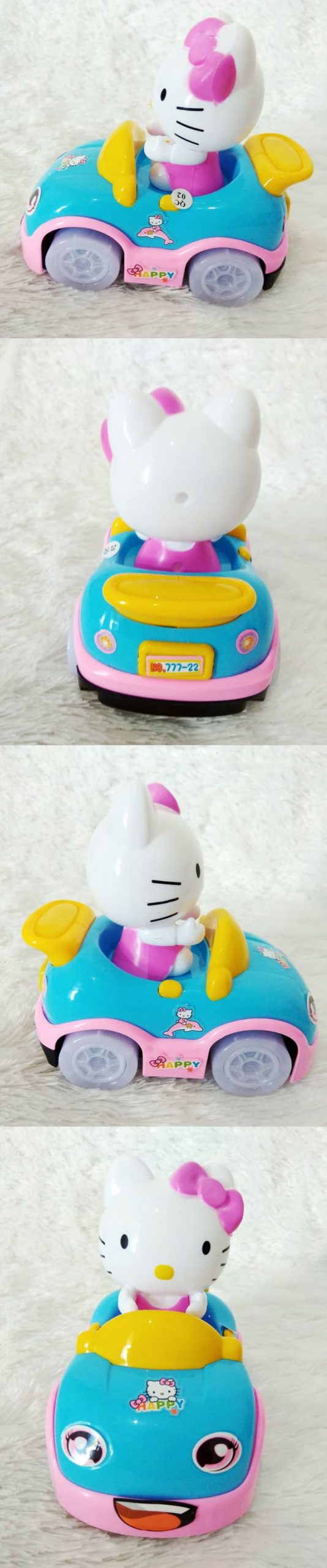 Hellokitty Car Toys With Light Music Bump