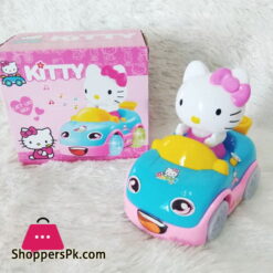 Hellokitty Car Toys with Light Music Bump