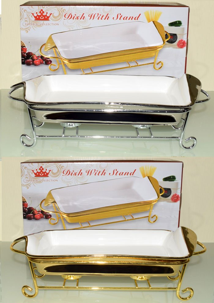Imperial Collection Dish With Stand 12 Inch