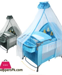 KDD-930M5 Baby Crib Play Yard Playpen Baby Nursery Center Infant Crib with Diaper Changer
