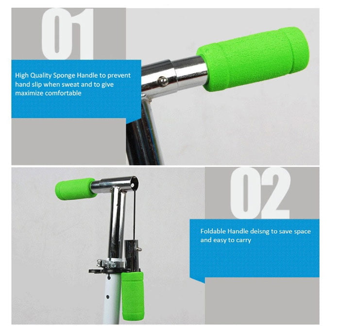 Kids Smart Skate Light Wheel Scooter For Kids Weight Capacity Upto 75Kg - 3 To 12 Years Kids - 8029 