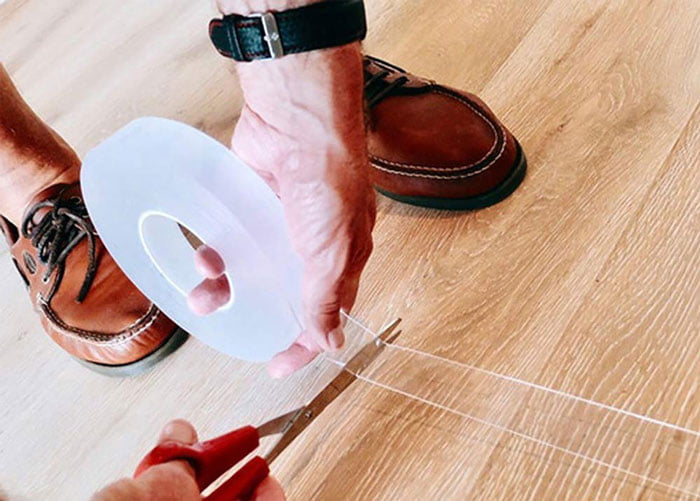 Magic Reusable Double Side Pu Gel Tape Ivy Grip Nano Tape (3 Meter)