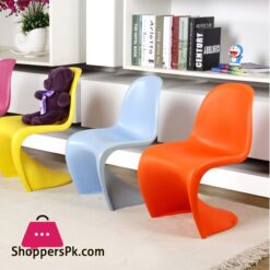 Appollo Modern Design S Shape Plastic Stackable Chair for Kids (Appollo)- 1pcs