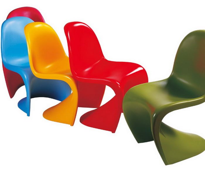 Appollo Modern Design S Shape Plastic Stackable Chair For Kids (Appollo)- 1Pcs
