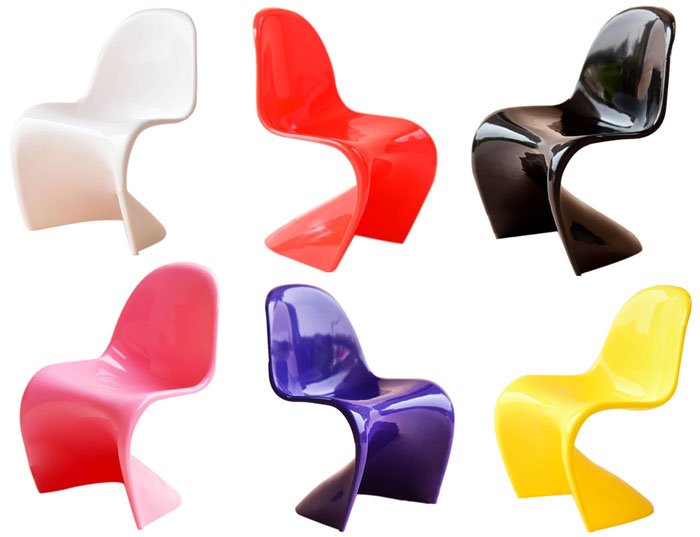 Appollo Modern Design S Shape Plastic Stackable Chair for Kids (Appollo)- 1pcs