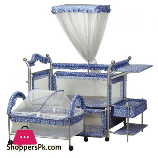 KDD-930M5 Baby Crib Play Yard Playpen Baby Nursery Center Infant Crib with Diaper Changer