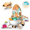 Pretend Play Kids Airplane 2 In 1 Kids Toys Air Gourmet Kitchen 38 Pcs Play Set