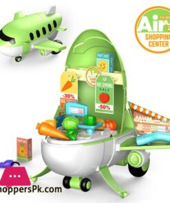 Pretend Play Kids Airplane 2 in 1 Kids Toys Air Shopping Center 32 Pcs Play Set