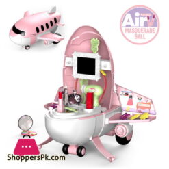 Pretend Play Kids Airplane 2 in 1 Kids Toys Makeup Beautician 32 Pcs Play Set