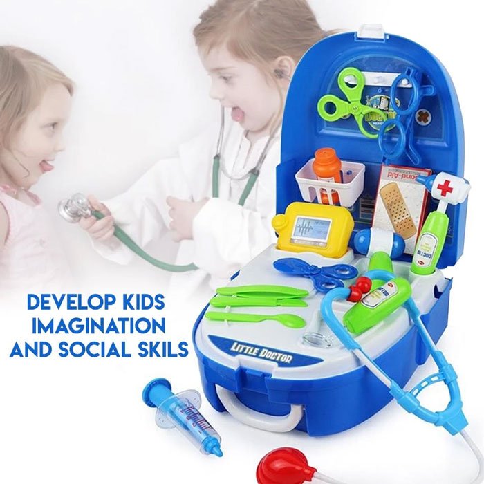 Pretend Play Kids Little Doctor Play Set Backpack