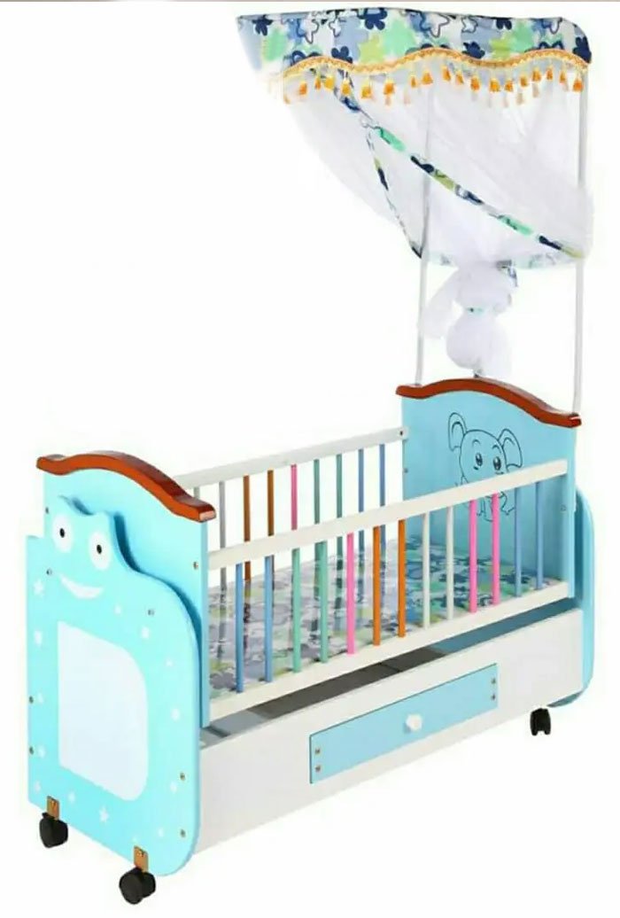 Toddler Crib/Bed Baby Wood Cot Cw-5383