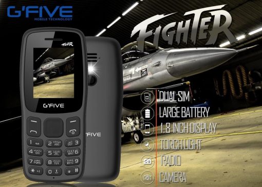 G'Five Fighter Dual Sim Mobile With Official Warranty