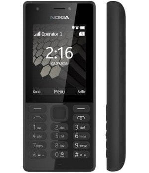 Nokia 216 Dual Sim Black With 1 Year Official Warranty
