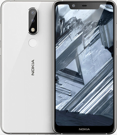 Nokia 5.1 Plus Dual Sim(4G, 3GB - 32GB, Glacier white)