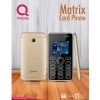 QMobile Matrix Card Phone Dual Sim With (Official Warranty)