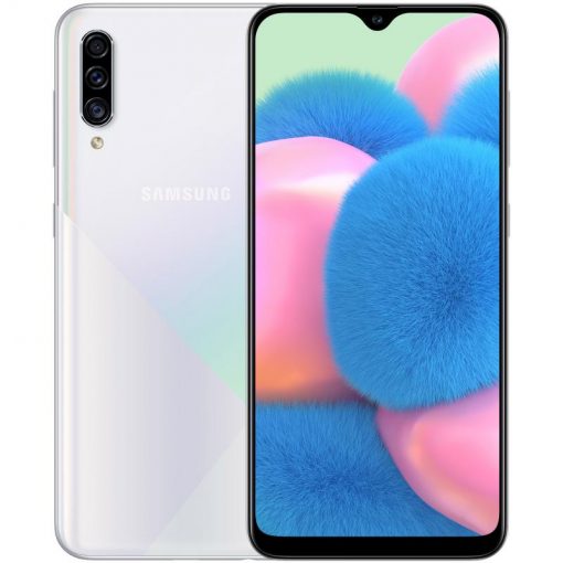 Samsung Galaxy A30s (4G, 4GB RAM, 128GB ROM,Crush White) With Official Warranty