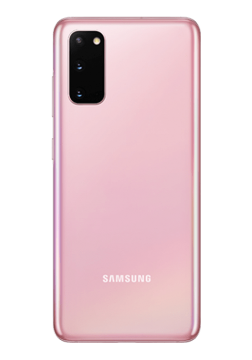 Samsung Galaxy S20 Dual Sim (4G, 8GB, 128GB, Cloud Pink) With Official Warranty