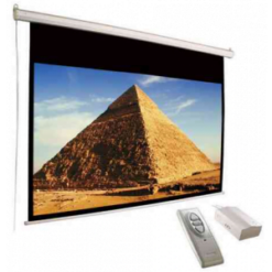 Screen 8'x10' Electric Motorised Wall Mount with Remote-in-Pakistan
