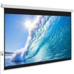 Screen 9'x12' Electric Motorised Wall Mount with Remote-in-Pakistan