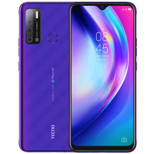Tecno Pouvoir 4 (4G, 3GB, 32GB, Fascinating Purple) With Official Warranty