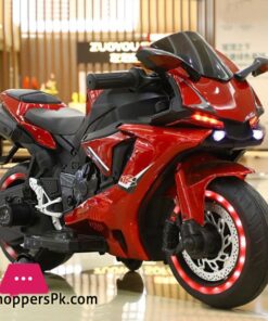 12v Kids Ride on Bike Kawasaki Ninja H2 Metallic Color