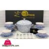 21 Pieces New Bone China Soup Set Marble Design