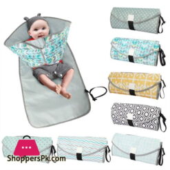 3-in-1 Waterproof Nappy Bag Baby Changing Mat