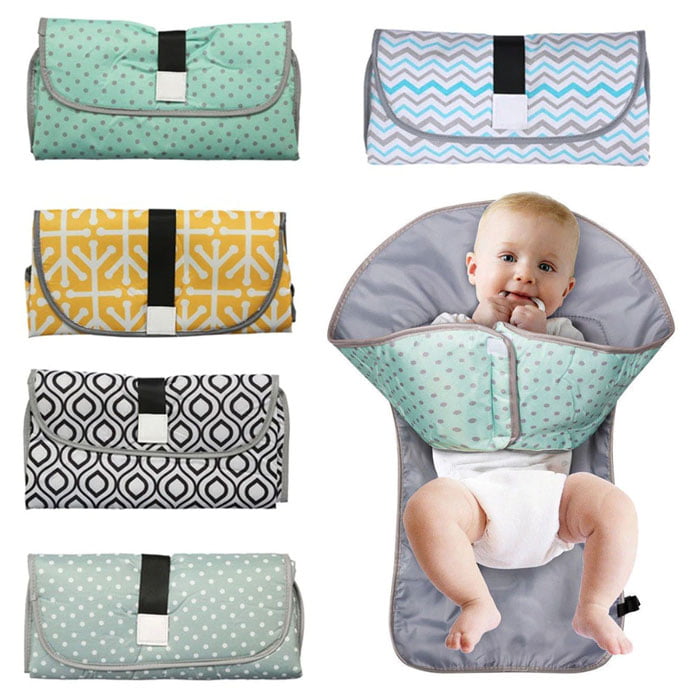 3-in-1 Waterproof Nappy Bag Baby Changing Mat