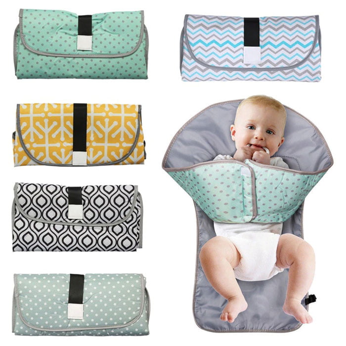 3-In-1 Waterproof Nappy Bag Baby Changing Mat