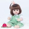38CM Reborn Vinyl Newborn Baby Doll Toy For Girl
