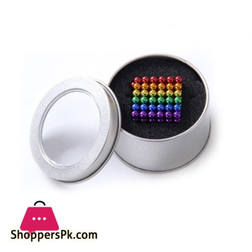 3mm 216 Pcs Colorful DIY Neo Magnet Cube Magic Beads Balls Puzzle Magnetic Toys - Multi Color