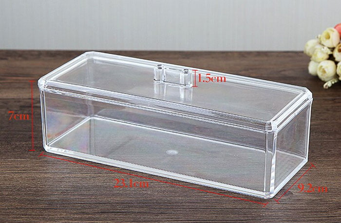 Acrylic Box With Lid Organizer