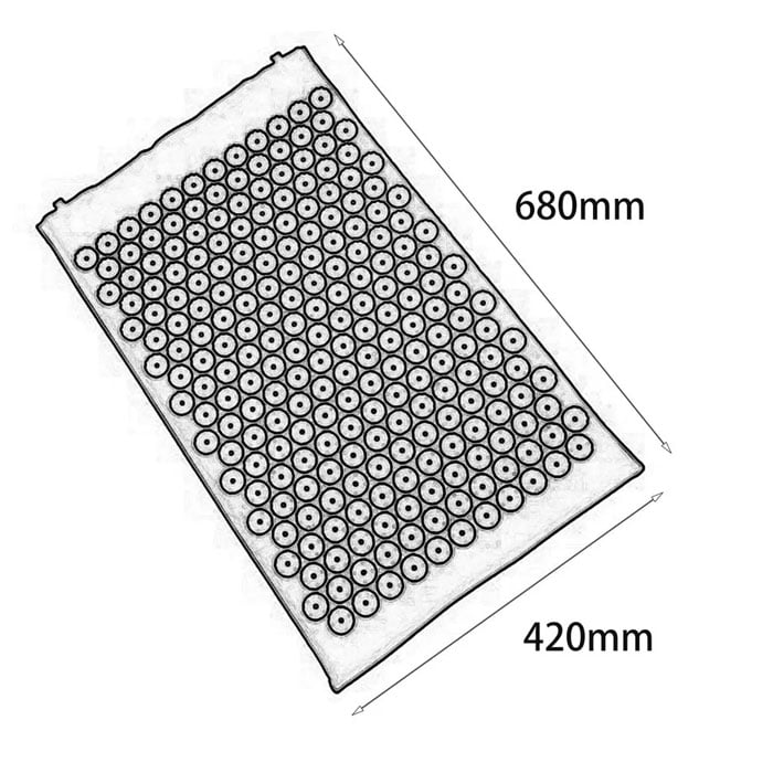 Acupressure Massage Mat Muscle Stress Relief Acupuncture Yoga Mat