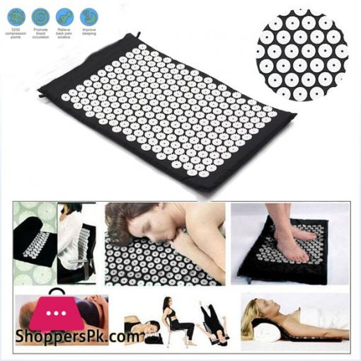 Acupressure Massage Mat Muscle Stress Relief Acupuncture Yoga Mat
